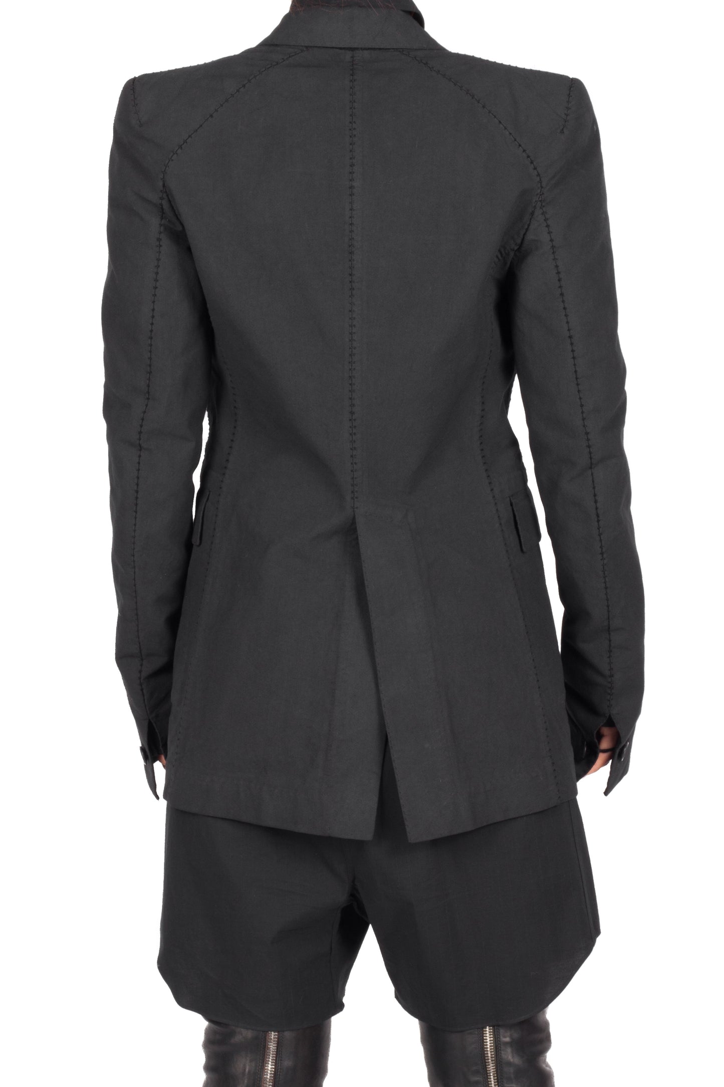Object Dyed Unlined One Button Jacket