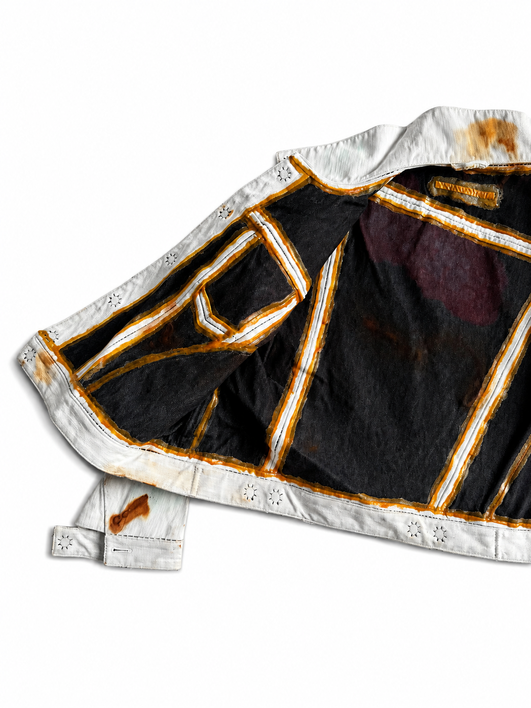 Swat-Skew Gloop Denim Jacket
