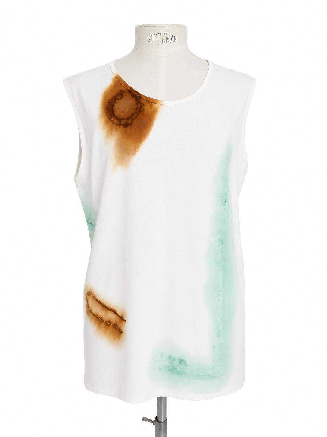 Object Dyed, Reverse Stained Slant Tank