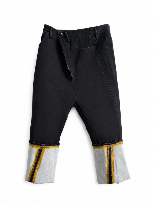 Skew Ankle Gloop Denim