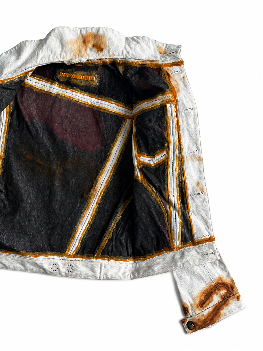 Swat-Skew Gloop Denim Jacket