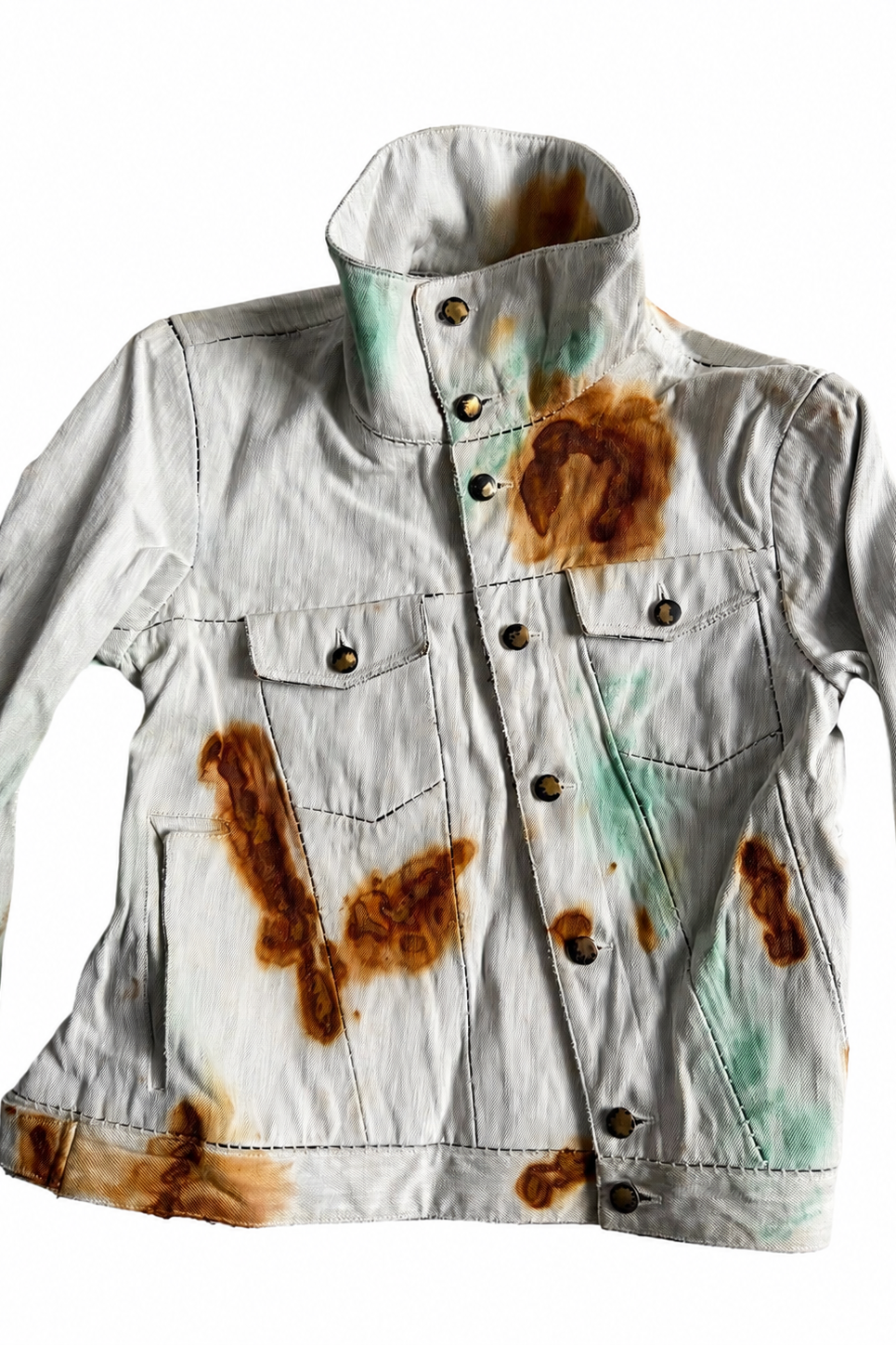 Swat-Skew Gloop Denim Jacket