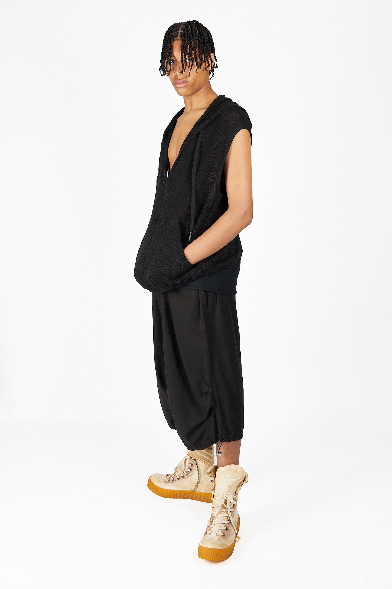 Hooded Knit Tank