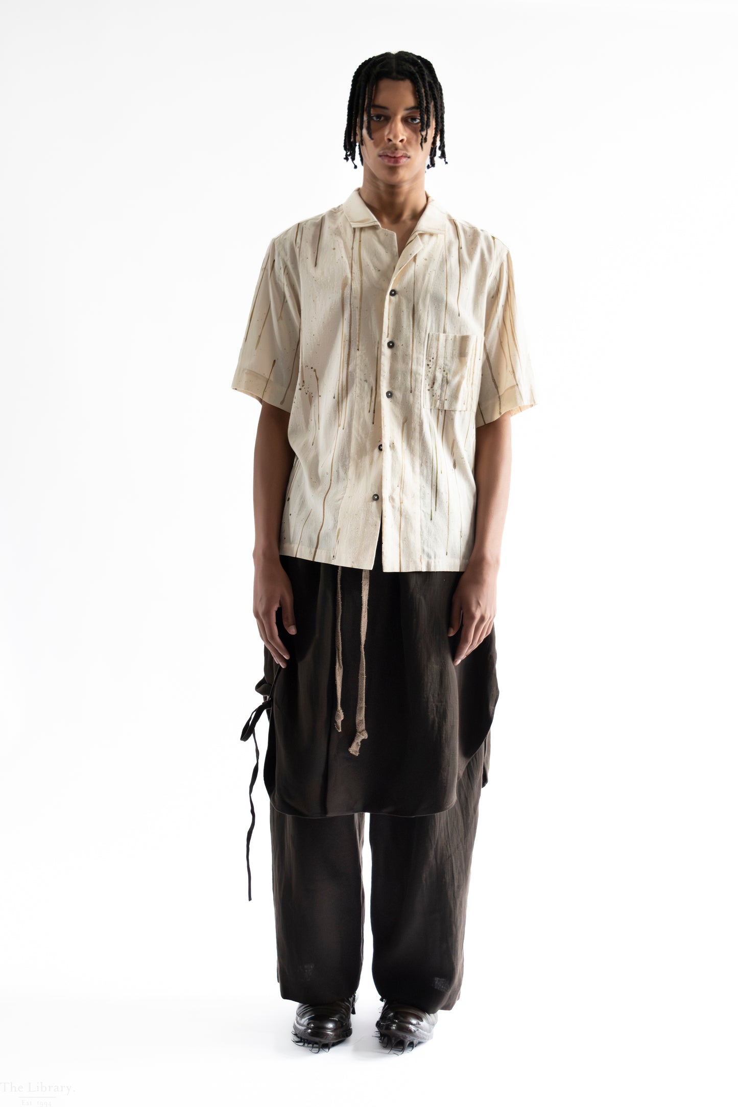 Digital Print Short Sleeve Pocket Shirt