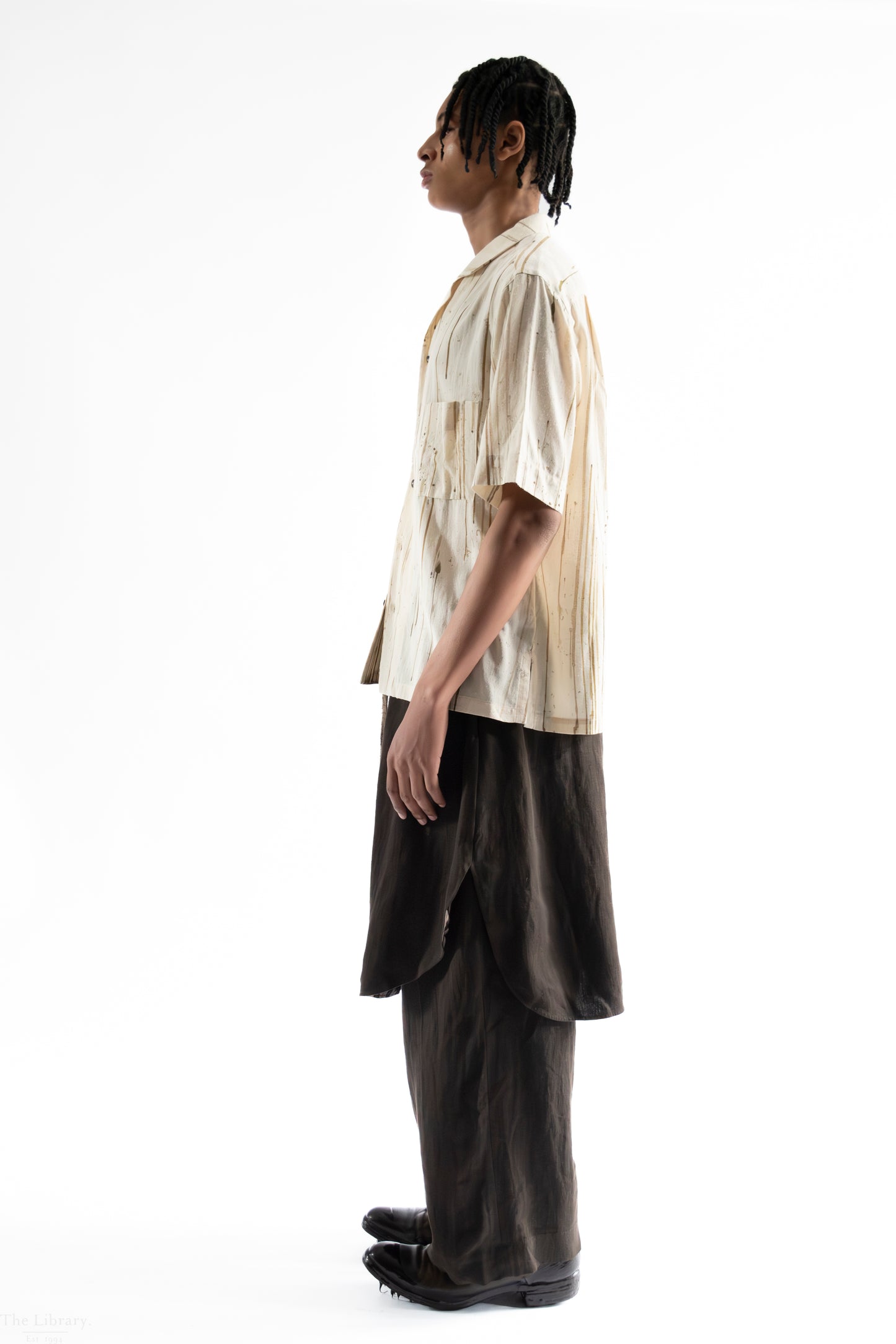 Digital Print Short Sleeve Pocket Shirt