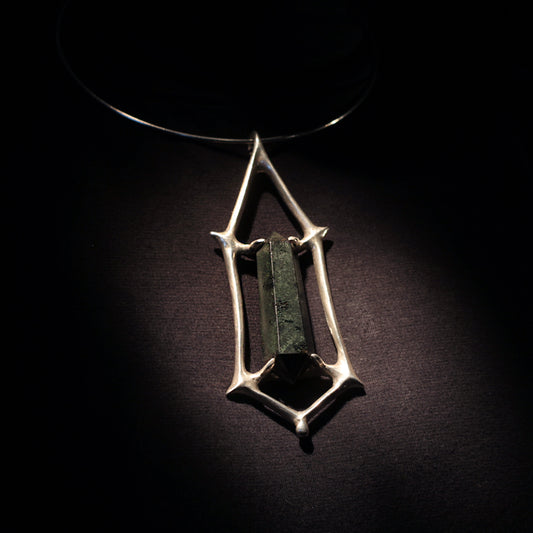 Black Onyx Window Pendant