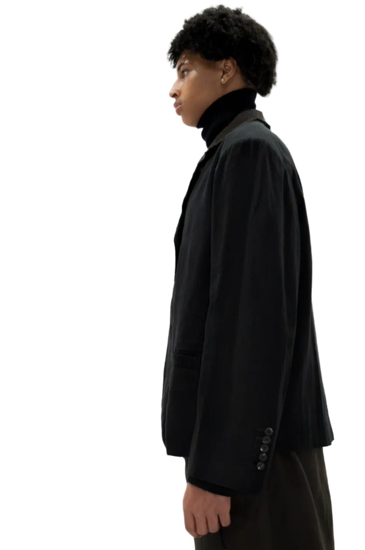 Boxy 4-Button Blazer