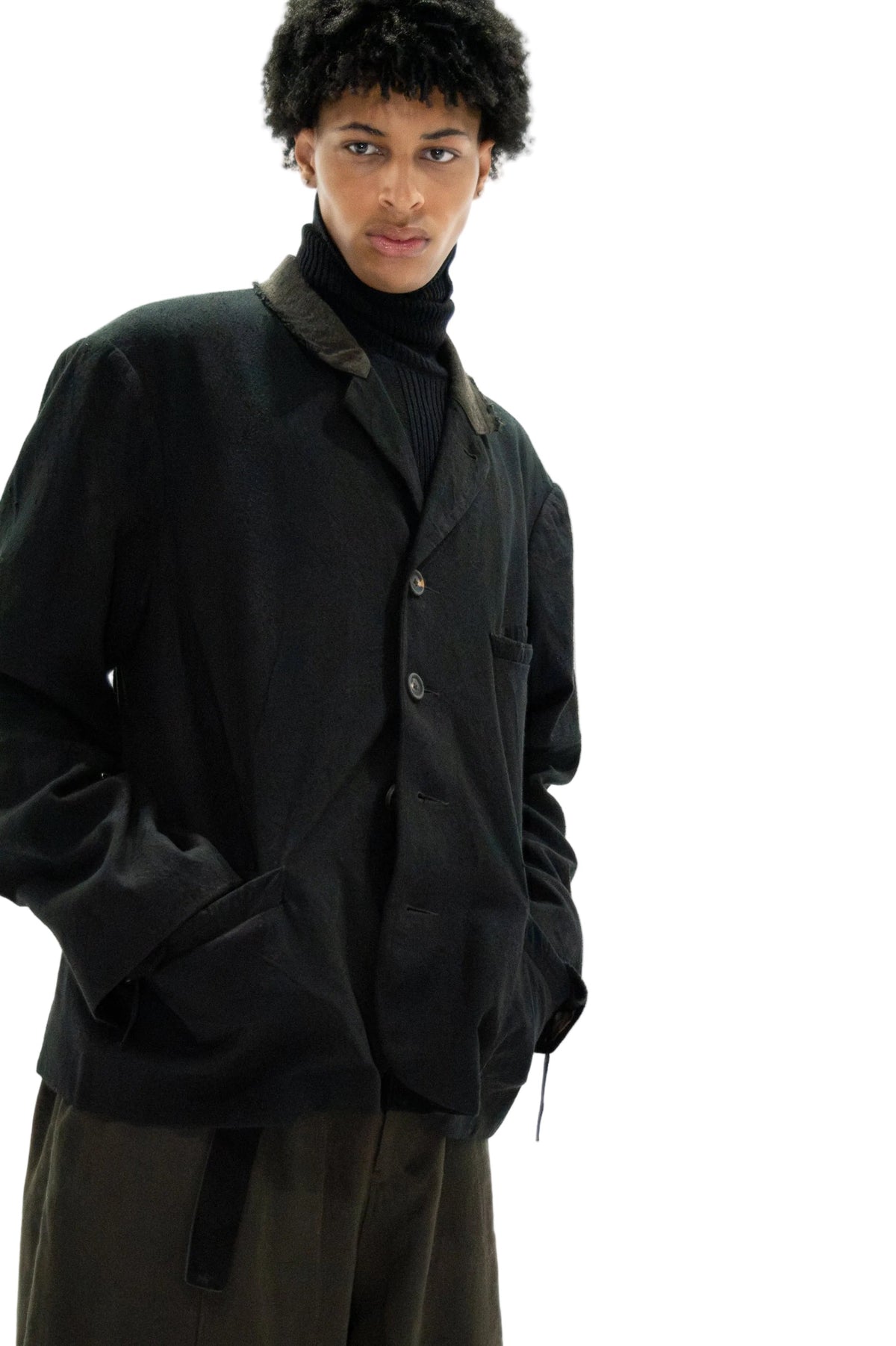 Boxy 4-Button Blazer