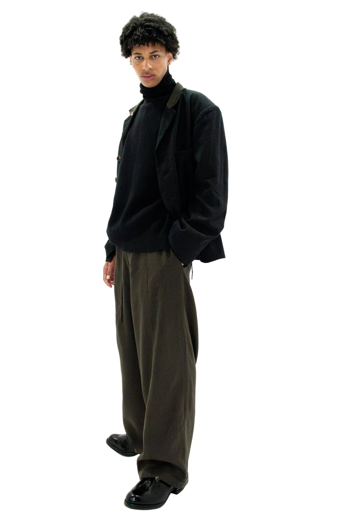 Boxy 4-Button Blazer