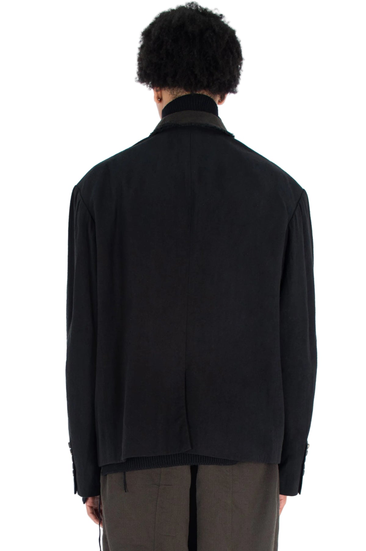 Boxy 4-Button Blazer