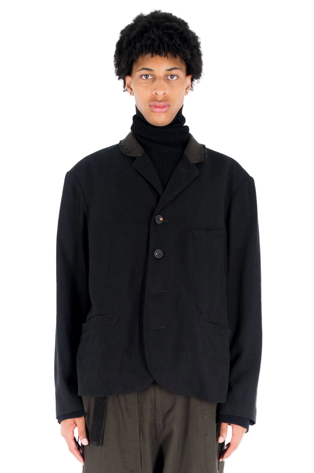 Boxy 4-Button Blazer