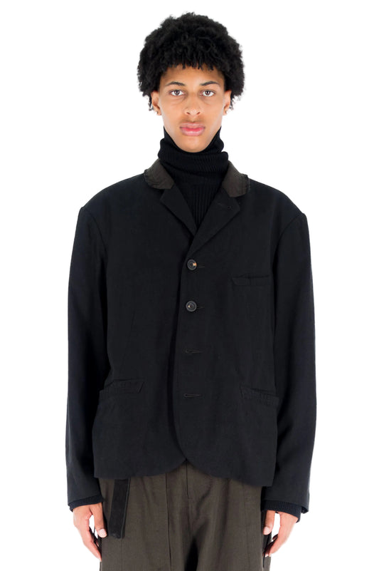 Boxy 4-Button Blazer