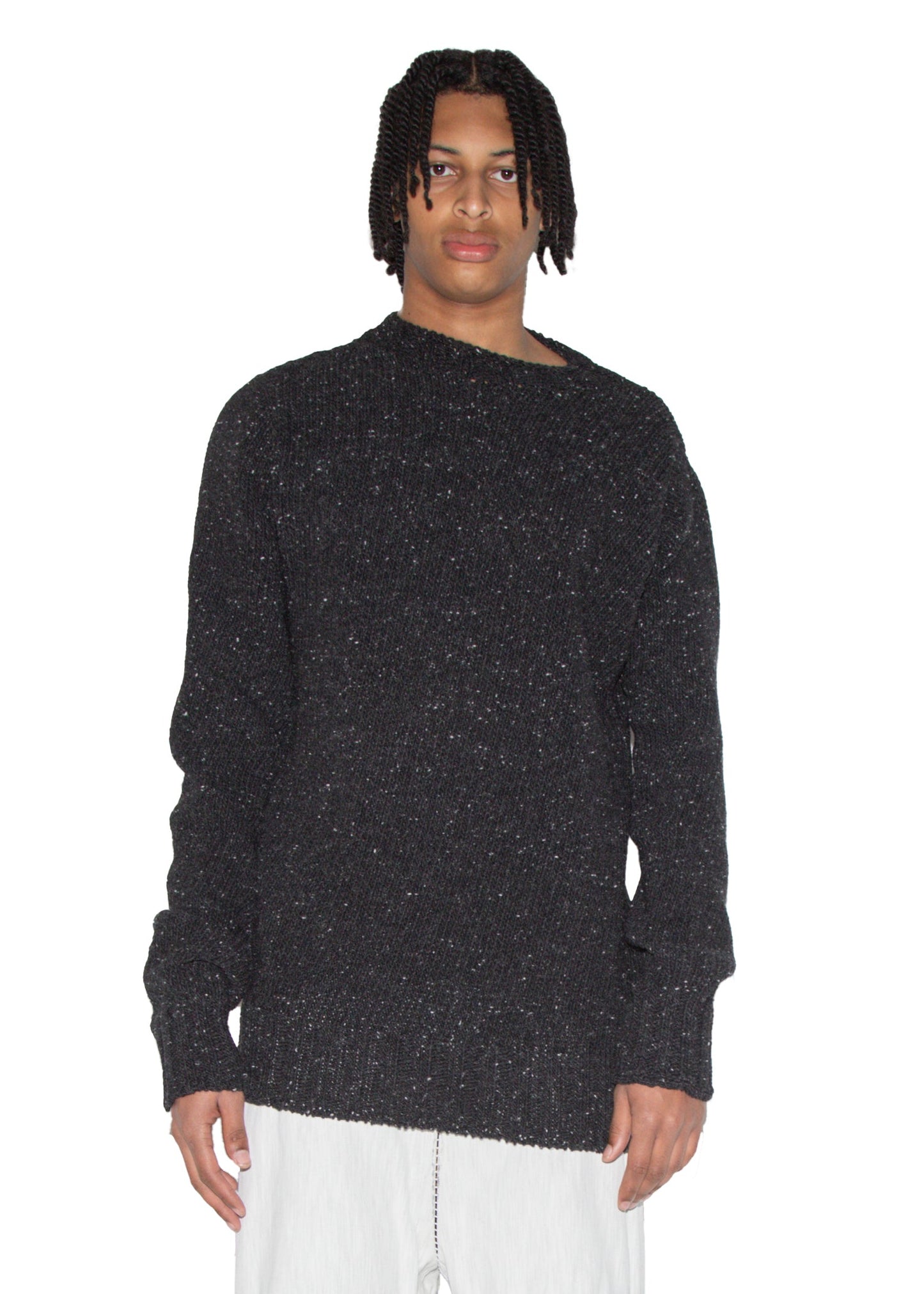Reverse Crewneck Drag Down X-Jumper