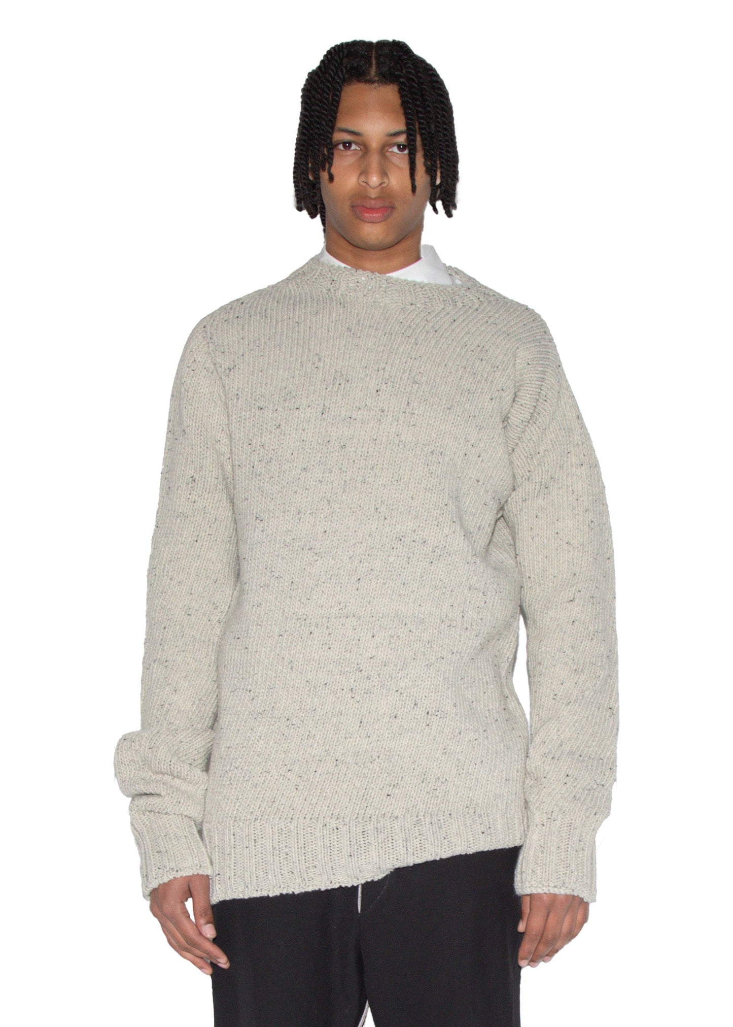 Reverse Crewneck Drag Down X-Jumper