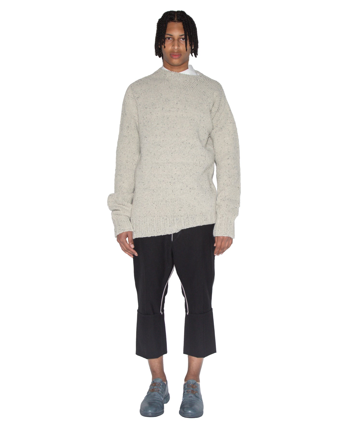 Reverse Crewneck Drag Down X-Jumper