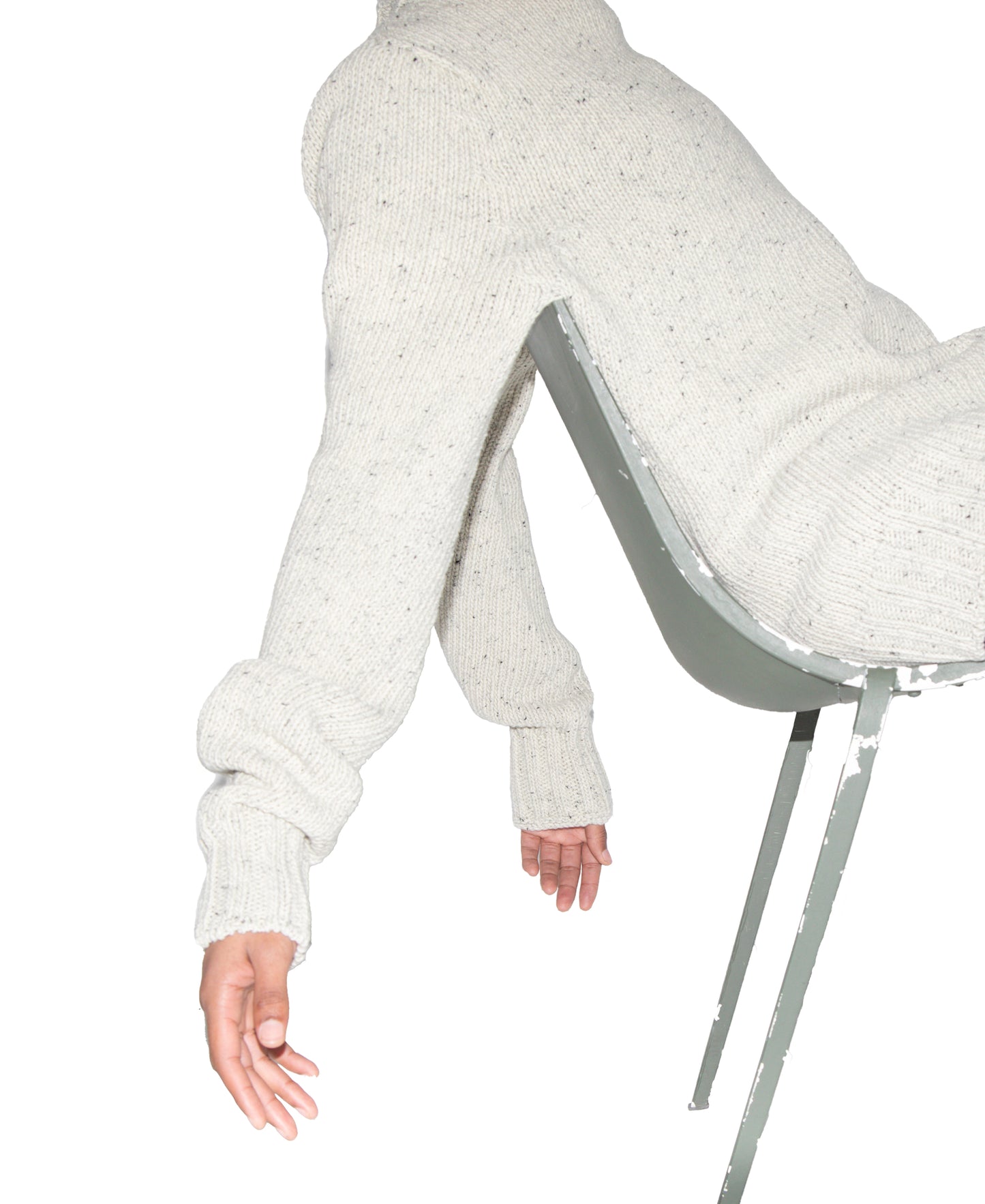 Reverse Crewneck Drag Down X-Jumper