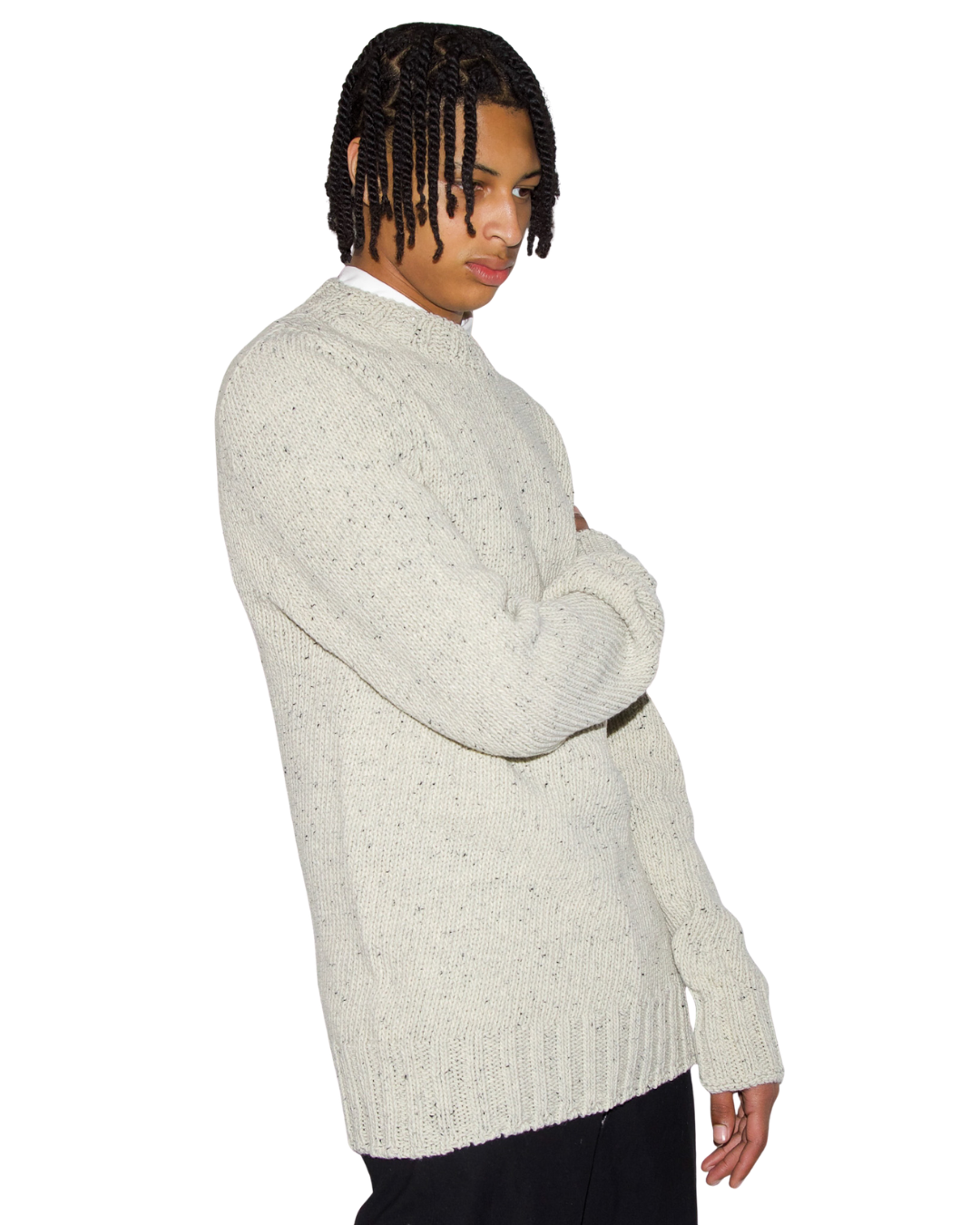 Reverse Crewneck Drag Down X-Jumper