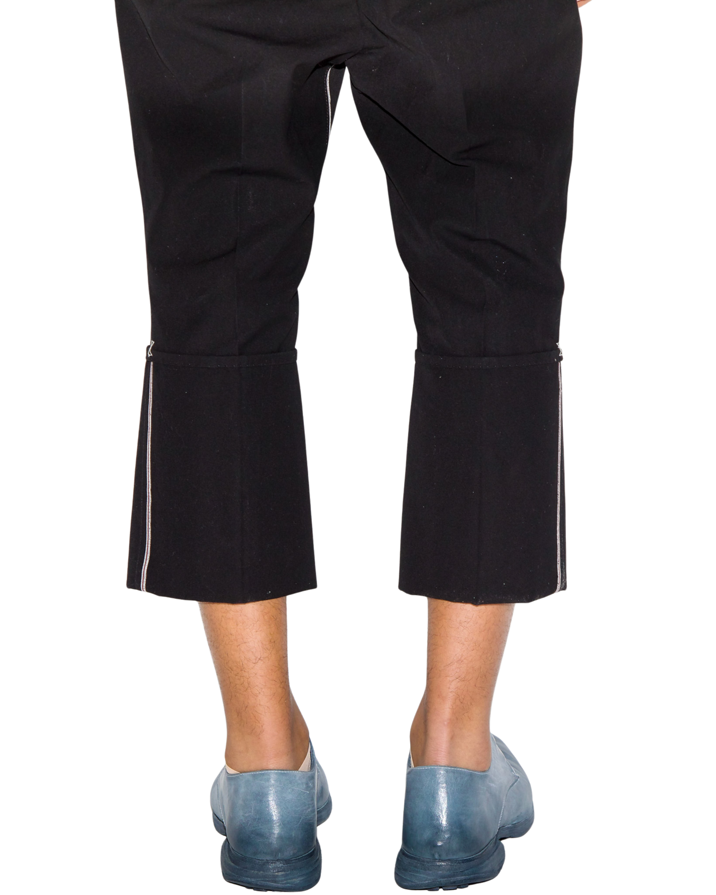 Self-Edged Long Crotch Ankle Trousers