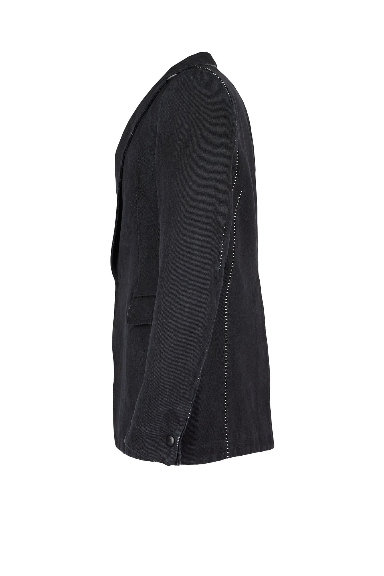 9451 Black One Button Jacket