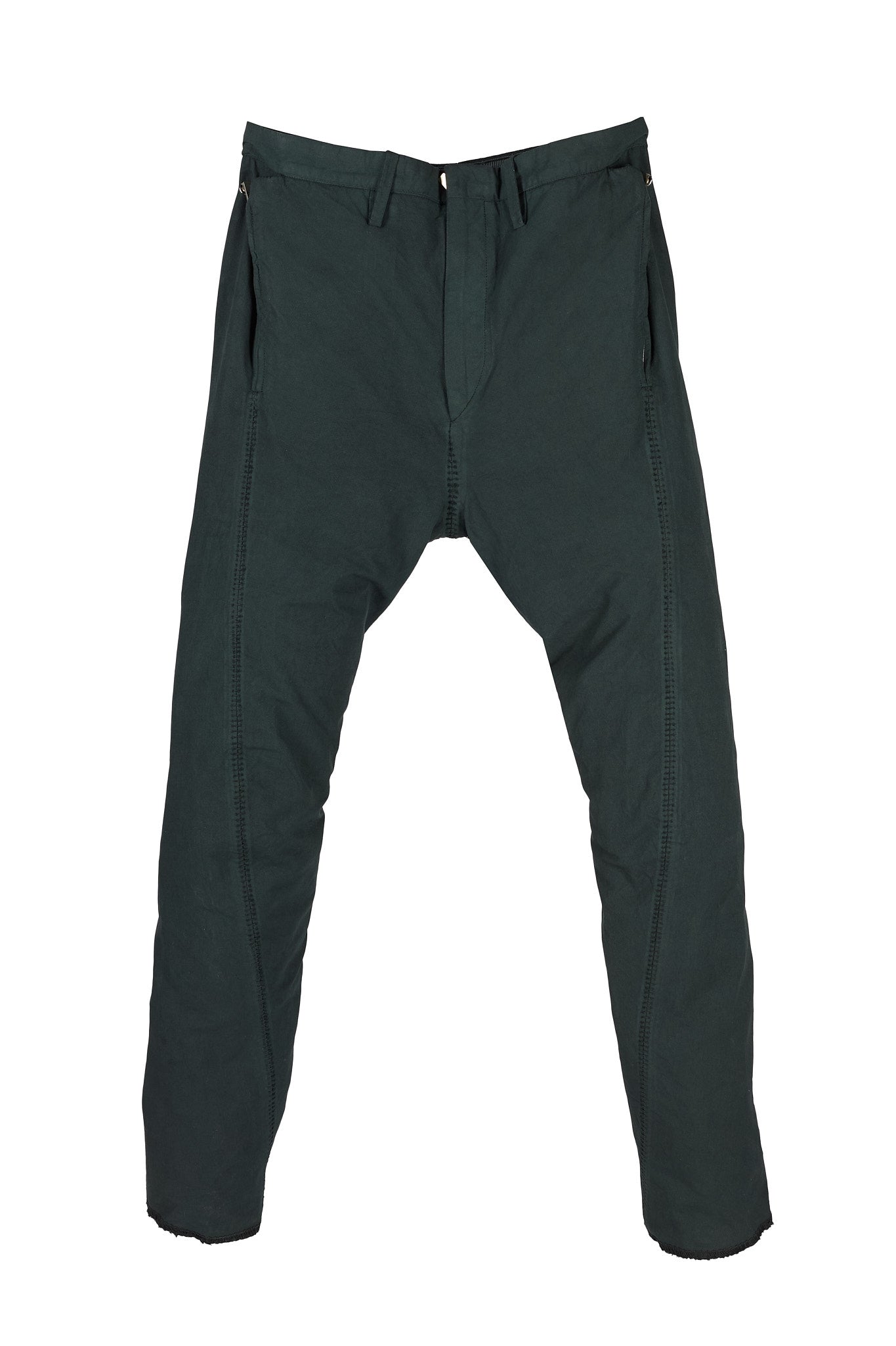 Object Dyed Visible Meltlock Front Zip Trouser