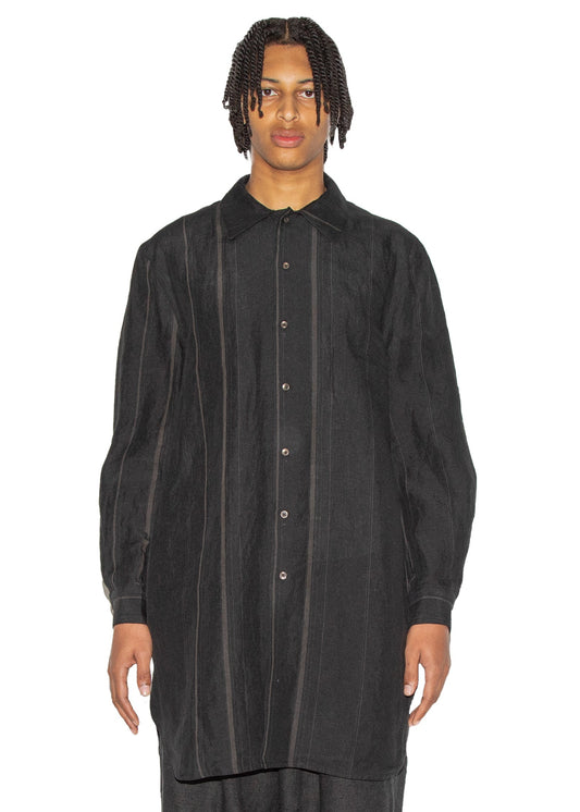 Relaxed Fit Hand Woven Long Shirt