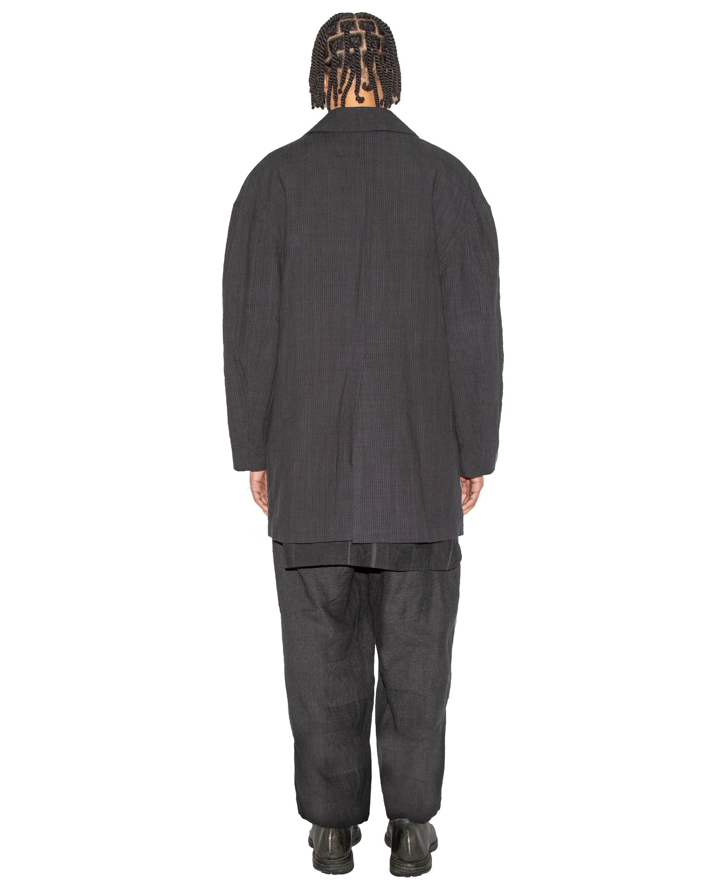 Hand Woven and Dyed Patch Wide Harem Trouser