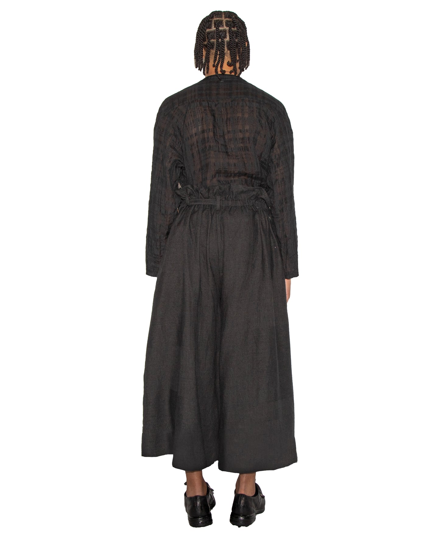 Hand Woven and Dyed Striped Trousers