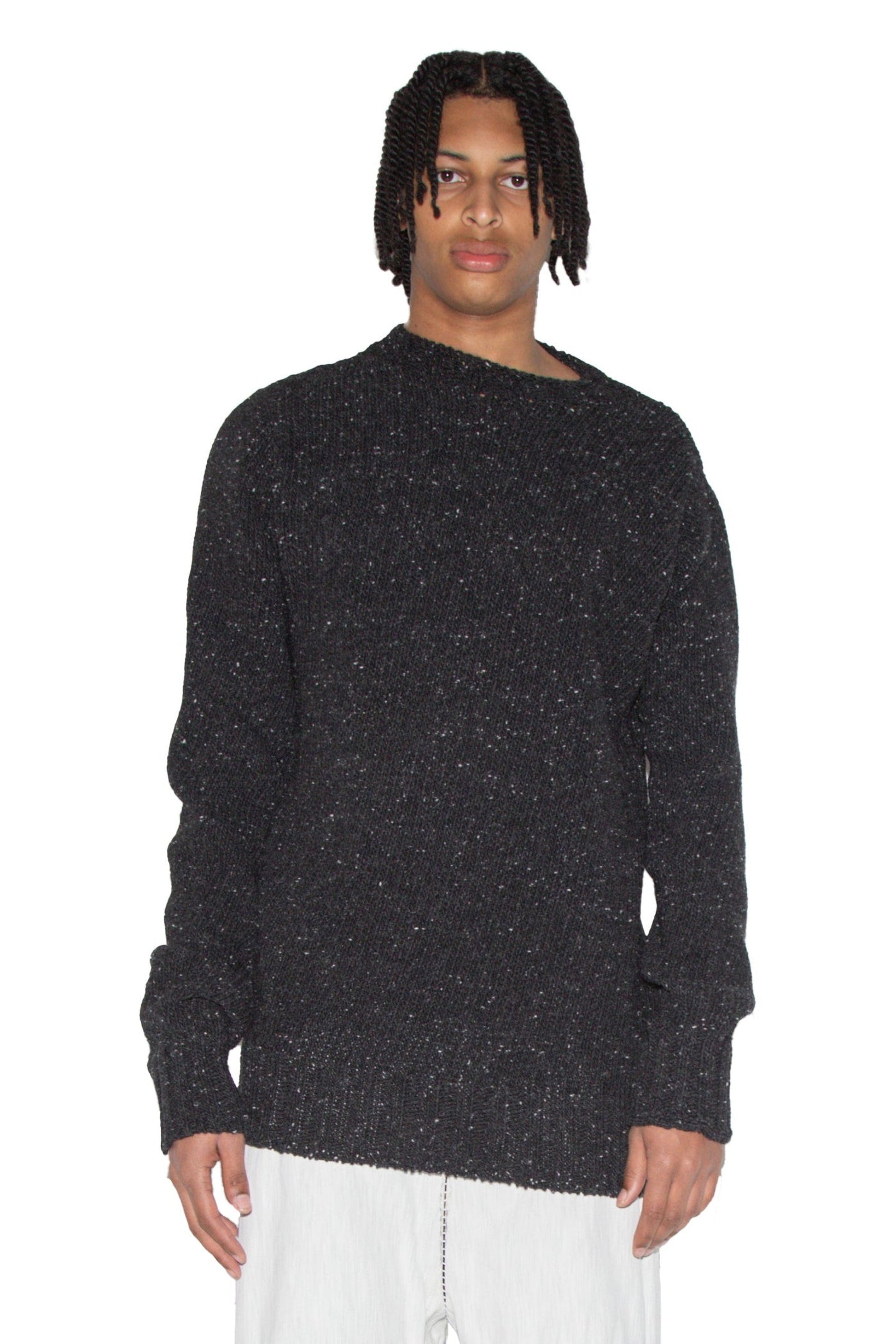 Reverse Crewneck Drag Down X-Jumper — image 1