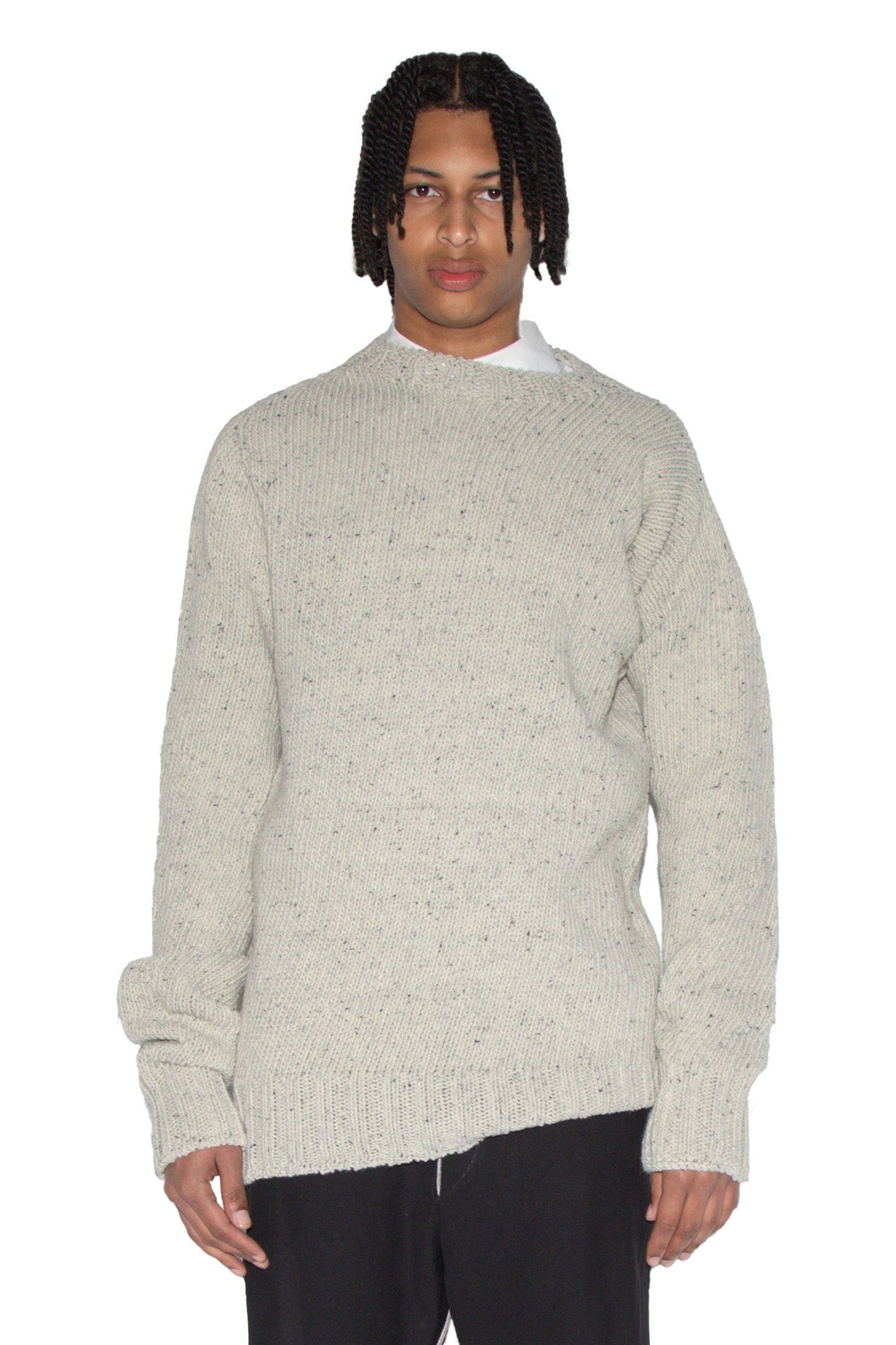 Reverse Crewneck Drag Down X-Jumper — image 1