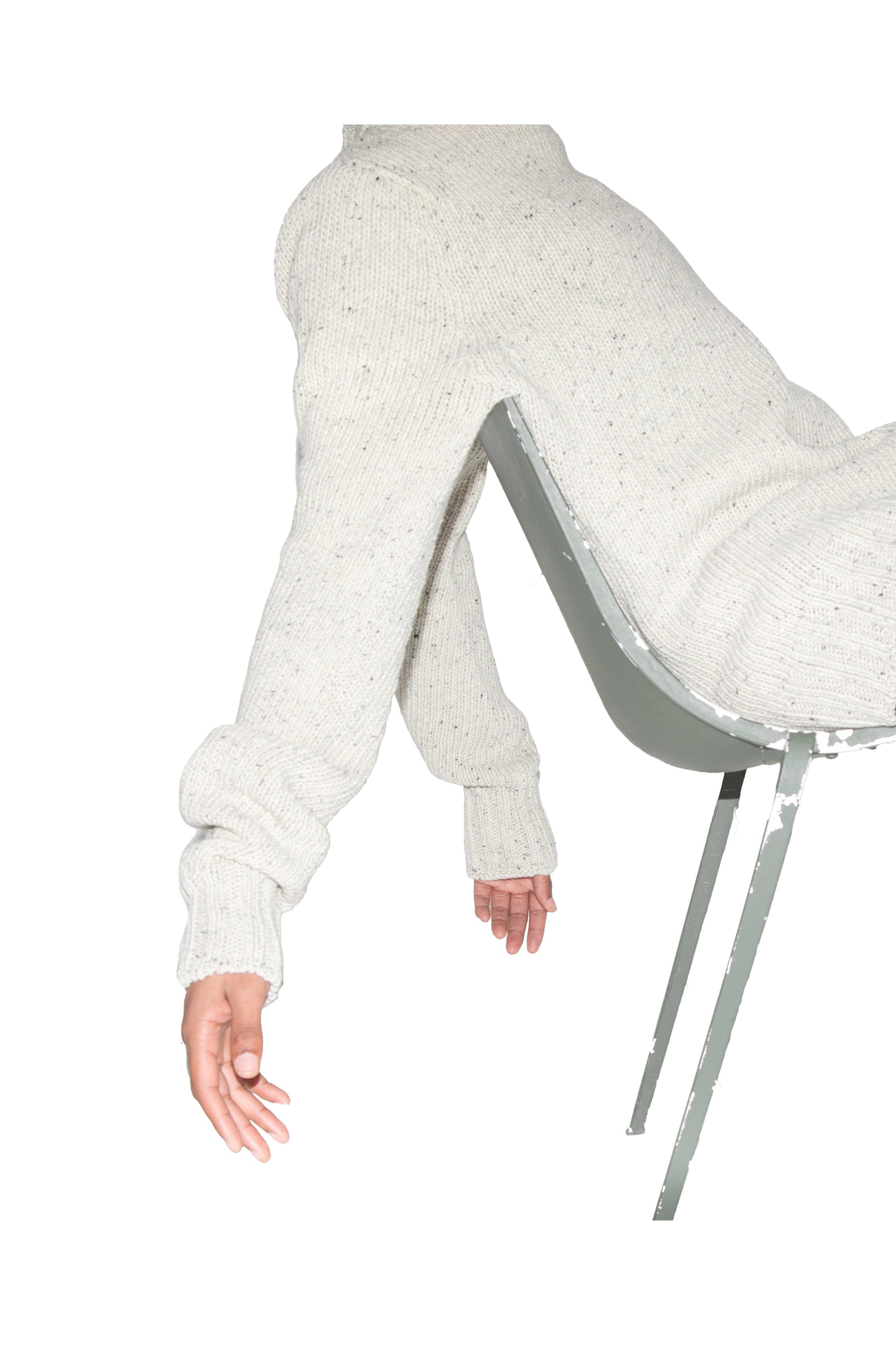 Reverse Crewneck Drag Down X-Jumper — image 2