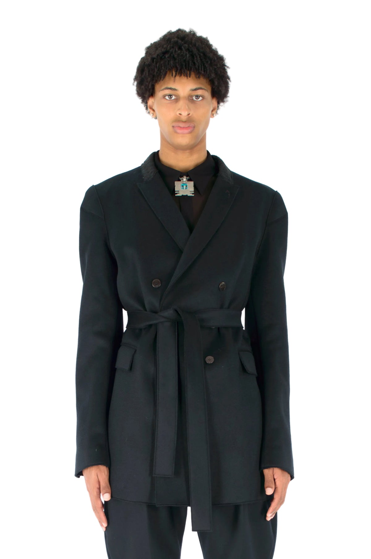 Oversized Double-Breasted Jacket