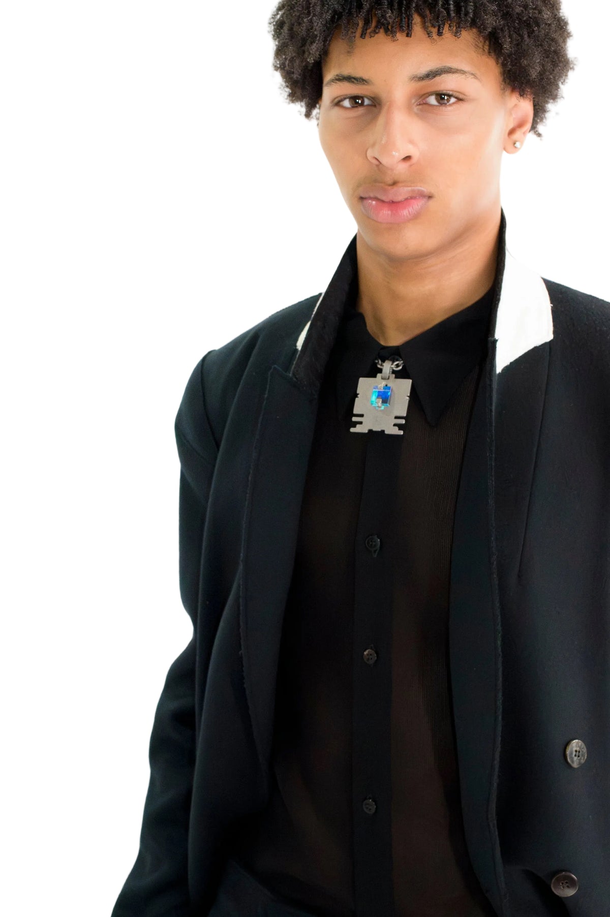 Oversized Double-Breasted Jacket