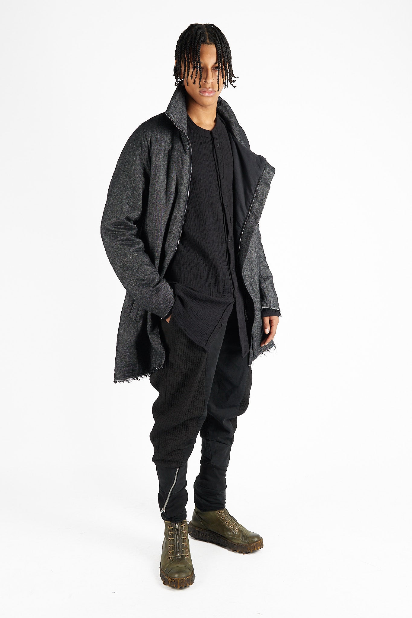 Short Asymmetric Parka