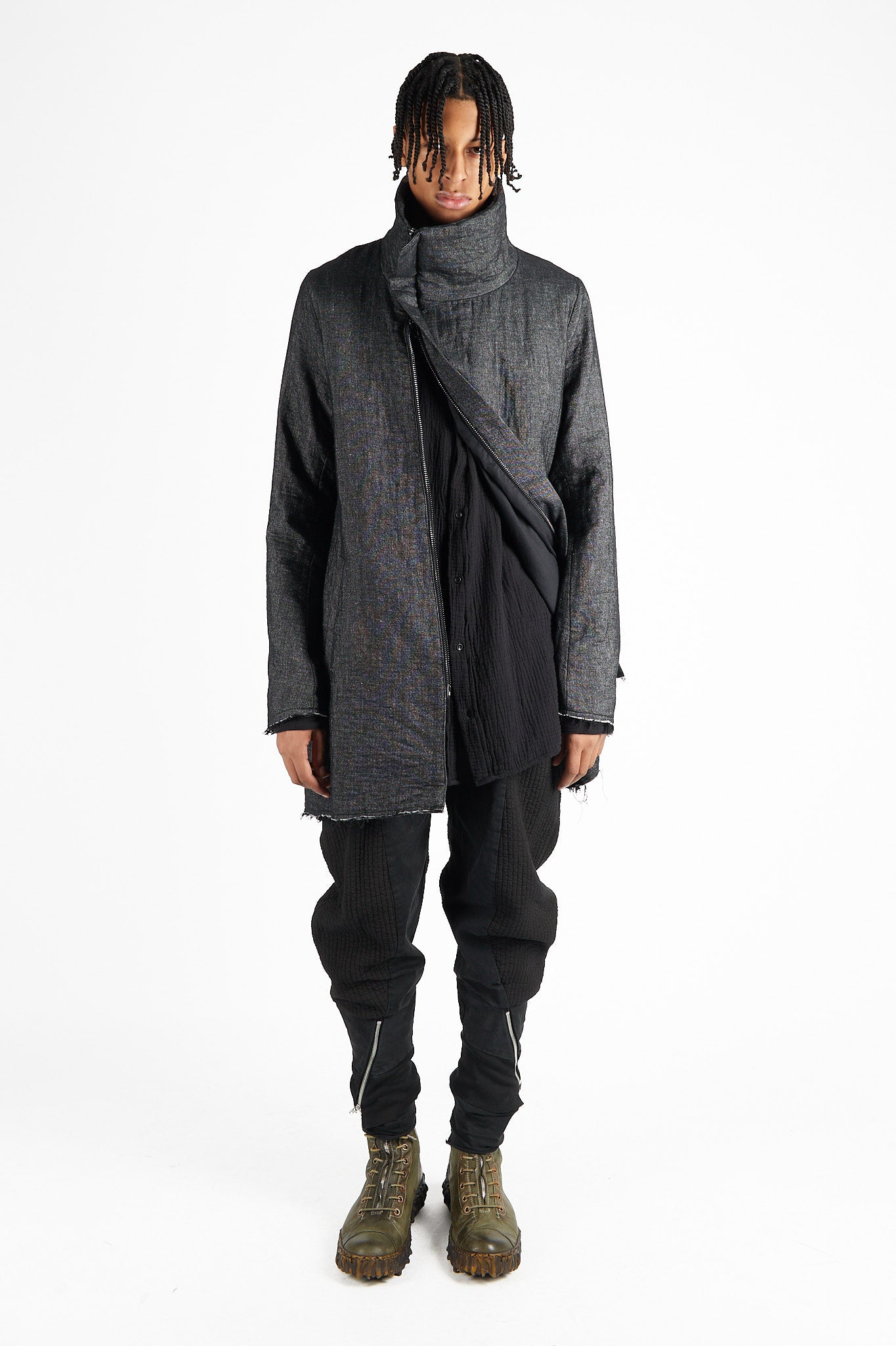 Short Asymmetric Parka