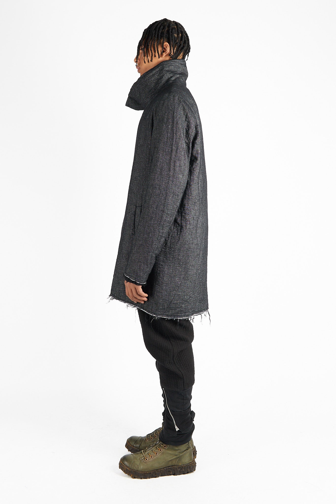 Short Asymmetric Parka