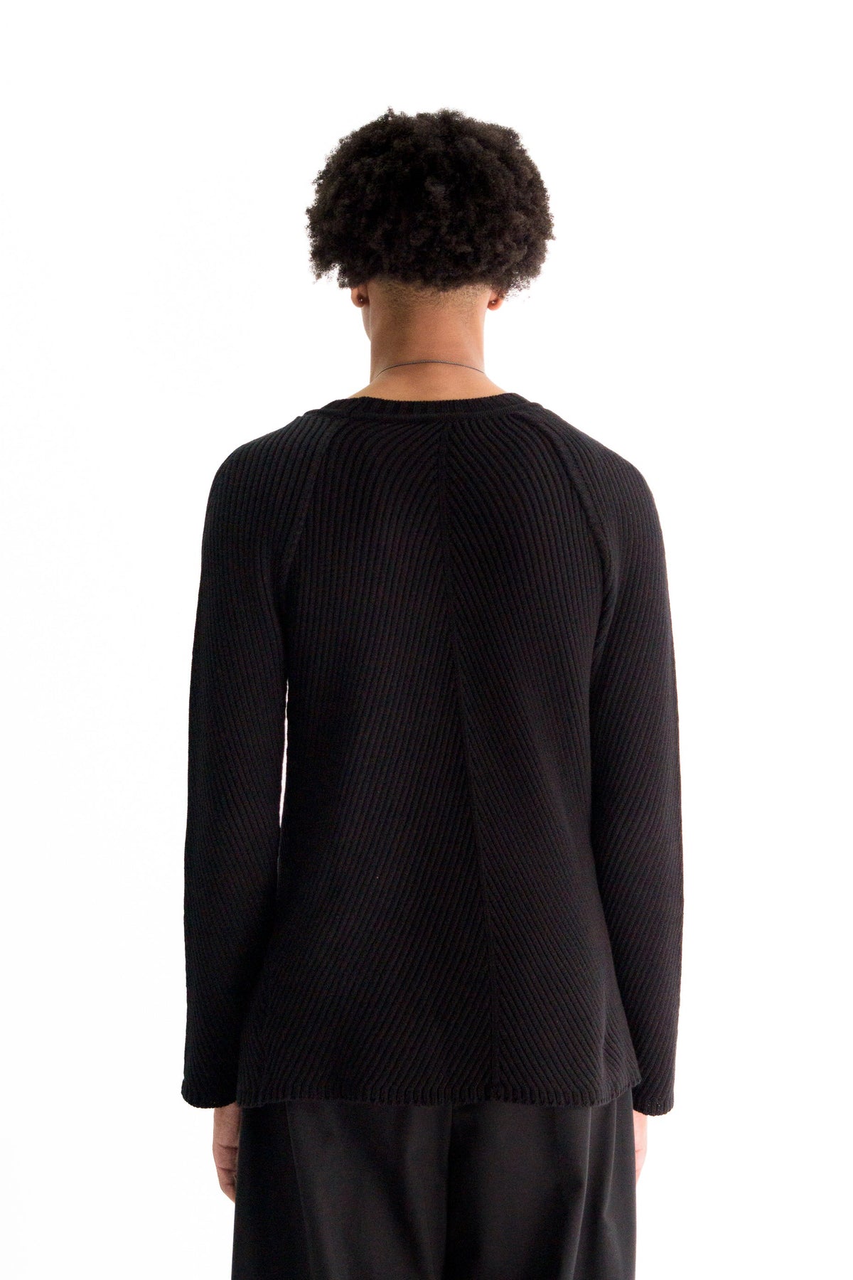 Ferdin Diagonal Rib Comfort Sweater