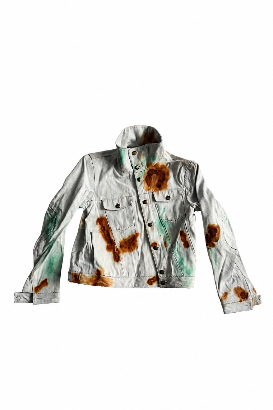 Swat-Skew Gloop Denim Jacket