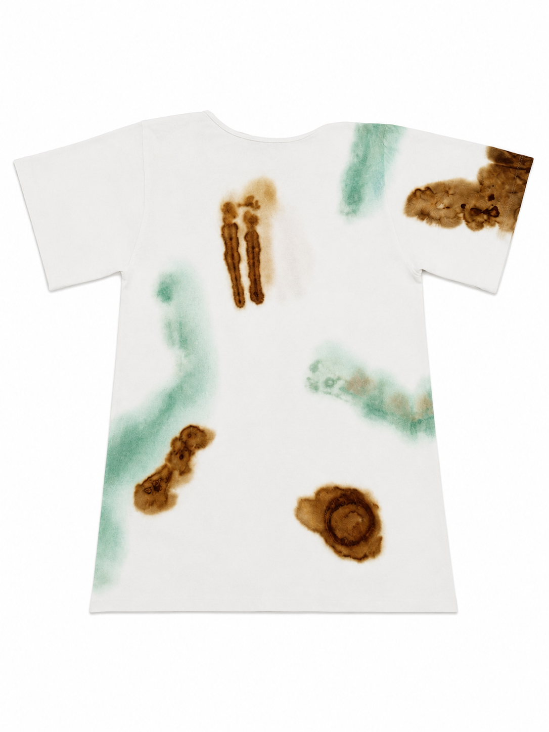 O.D. Reverse Stained S. Short Crewneck Slant Shirt