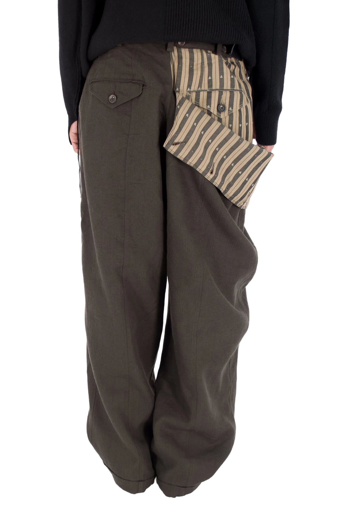 Herringbone Hidden Arc Trousers
