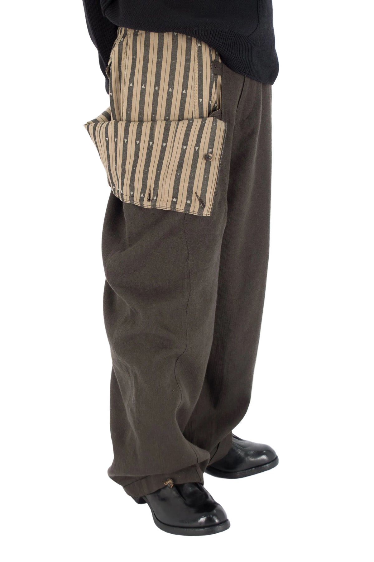 Herringbone Hidden Arc Trousers