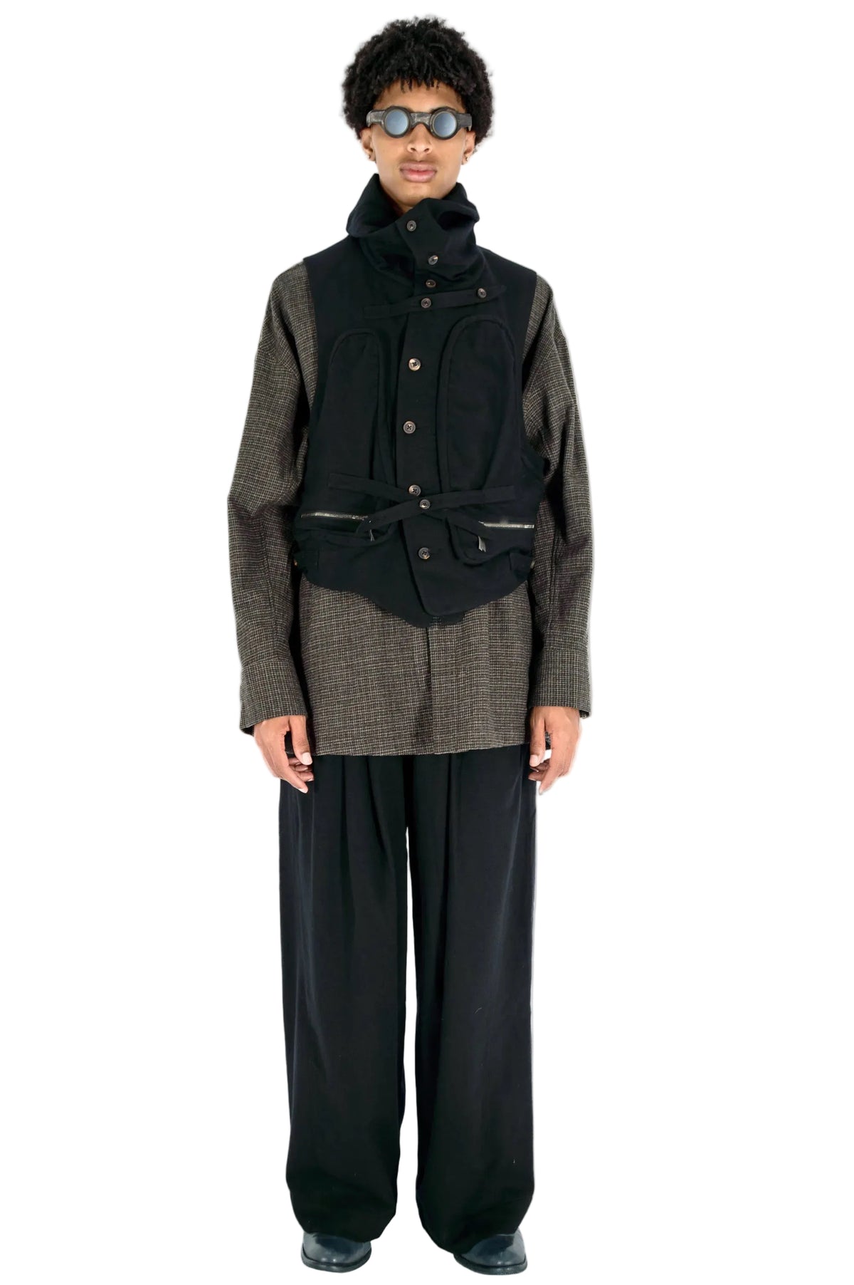 High-Neck Utility Vest