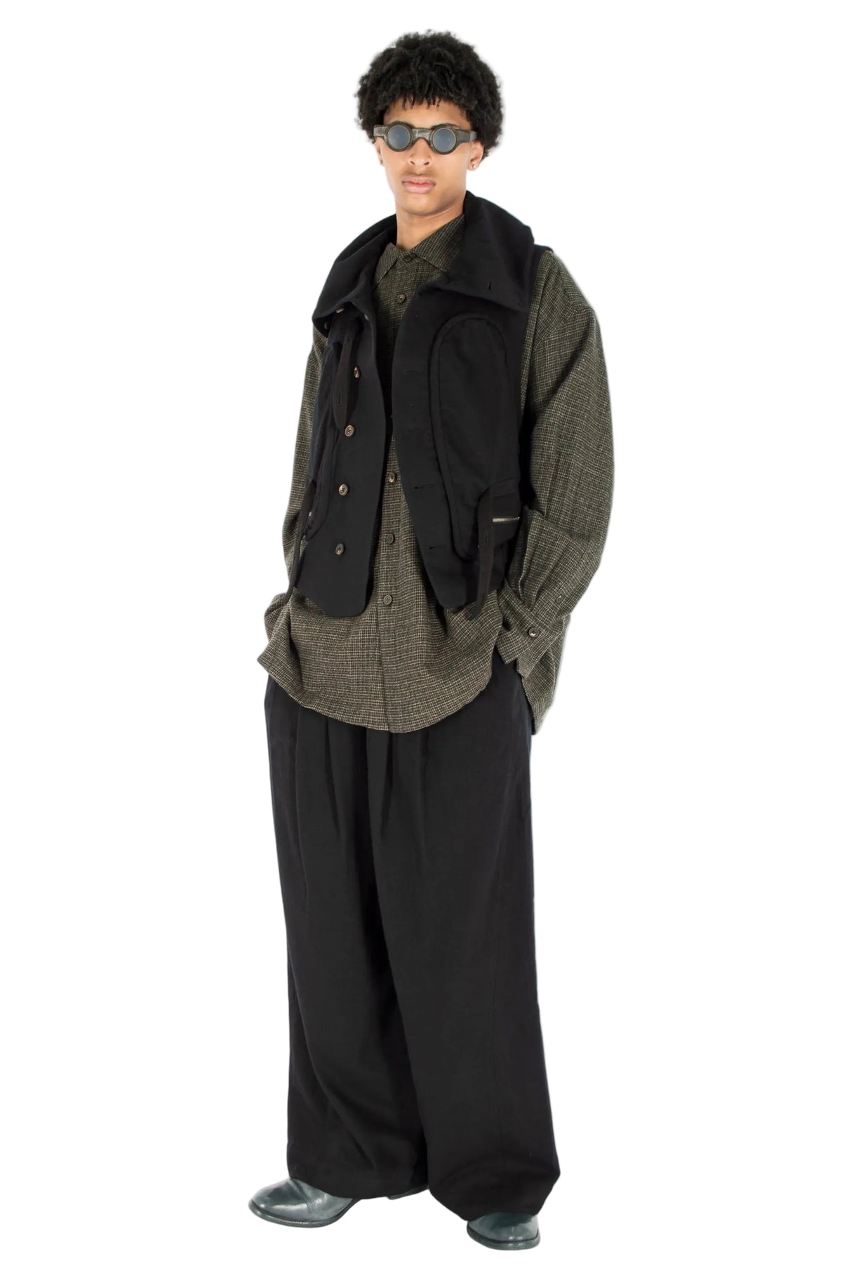 High-Neck Utility Vest