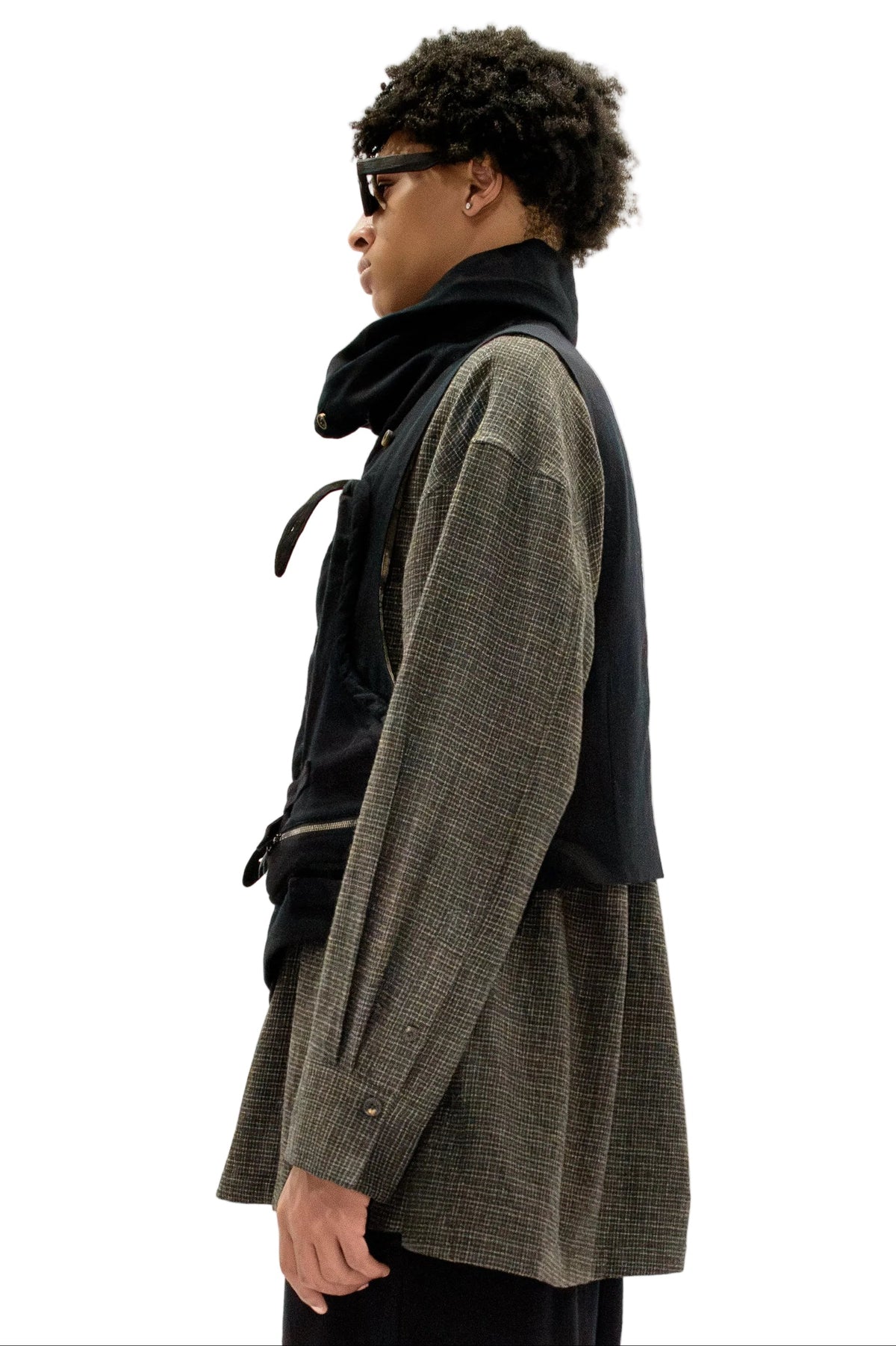 High-Neck Utility Vest