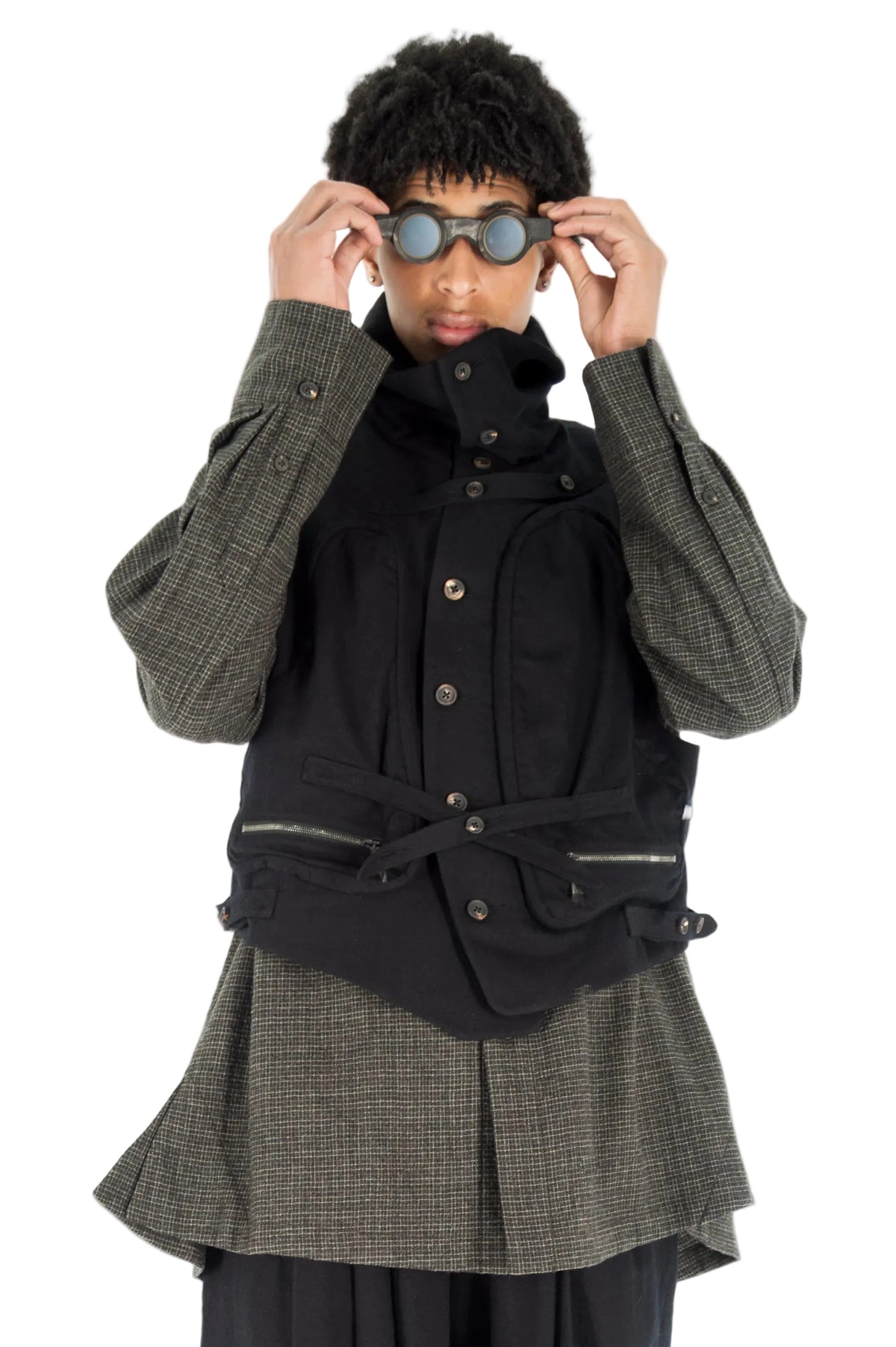 High-Neck Utility Vest