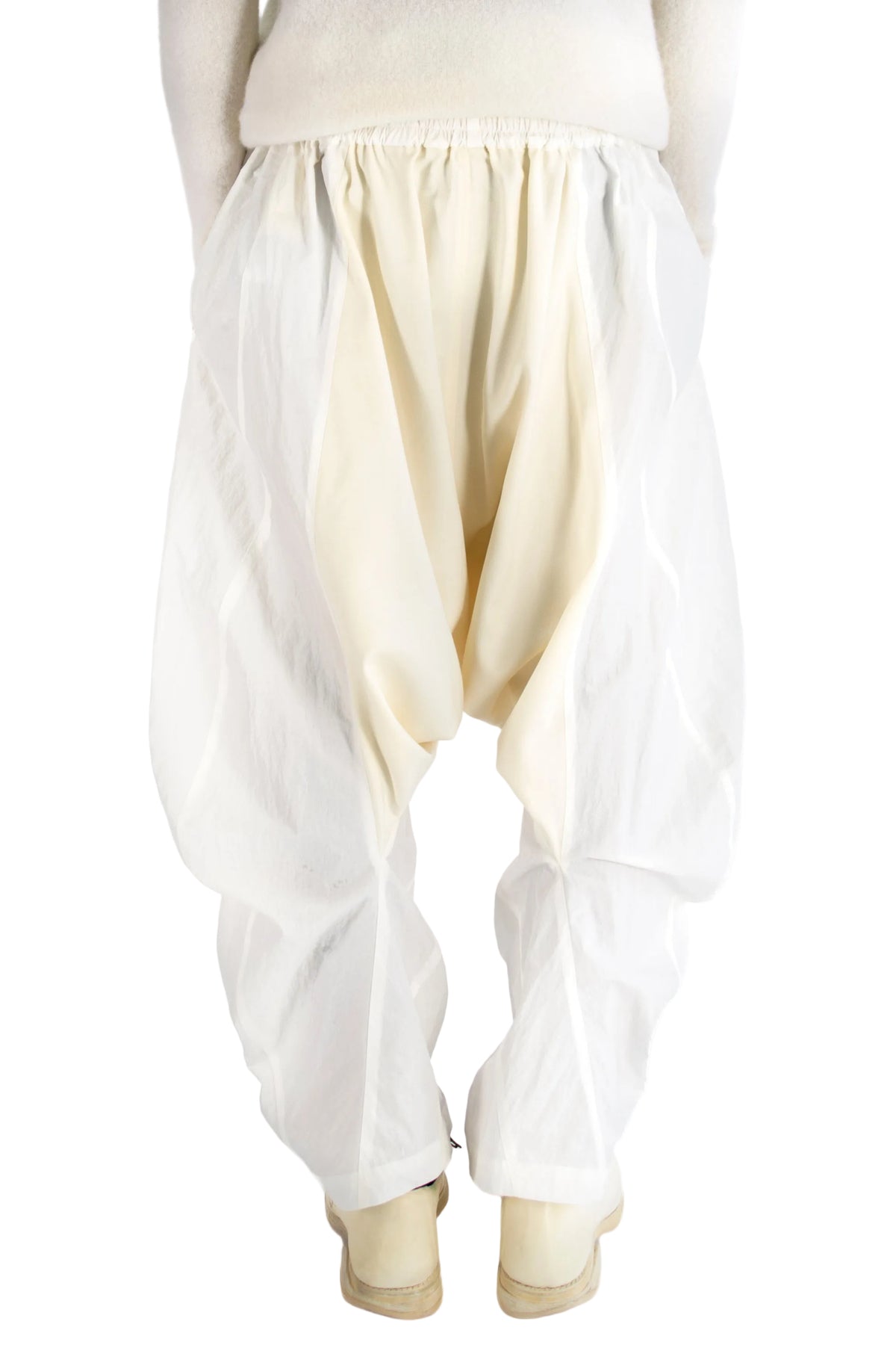 Low Crotch Taffeta Trousers