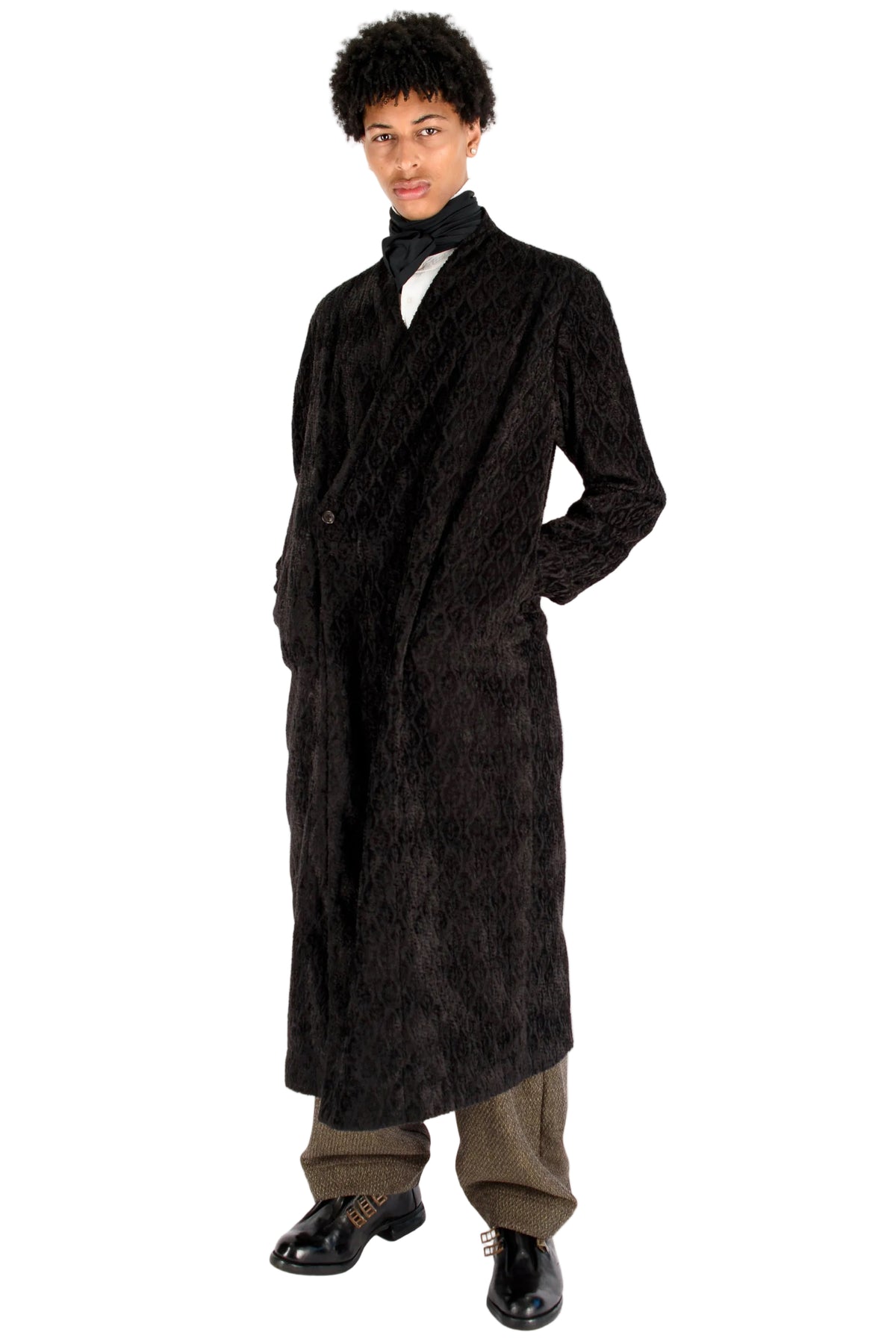 Jacquard Haori Cardigan