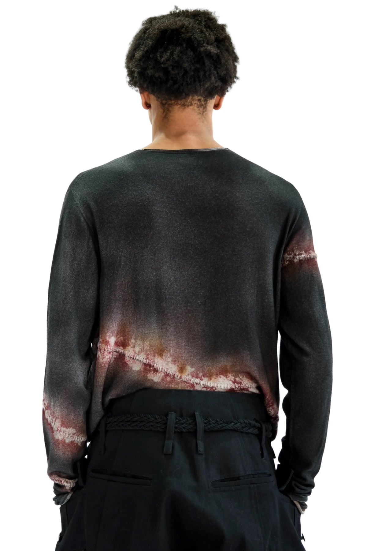 Spray-Dyed Wool Sweater