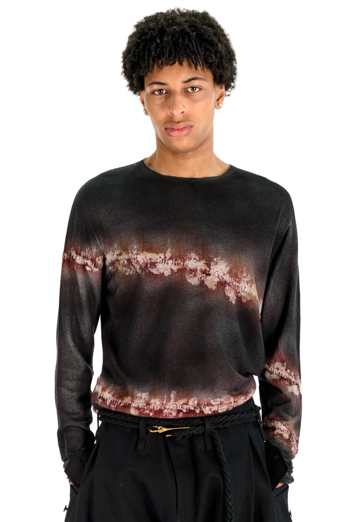 Spray-Dyed Wool Sweater