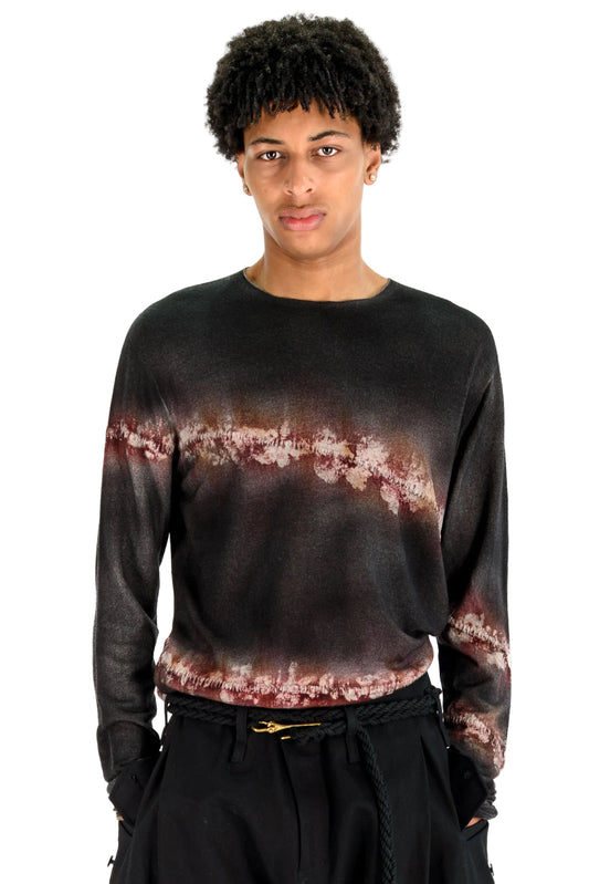 Spray-Dyed Wool Sweater