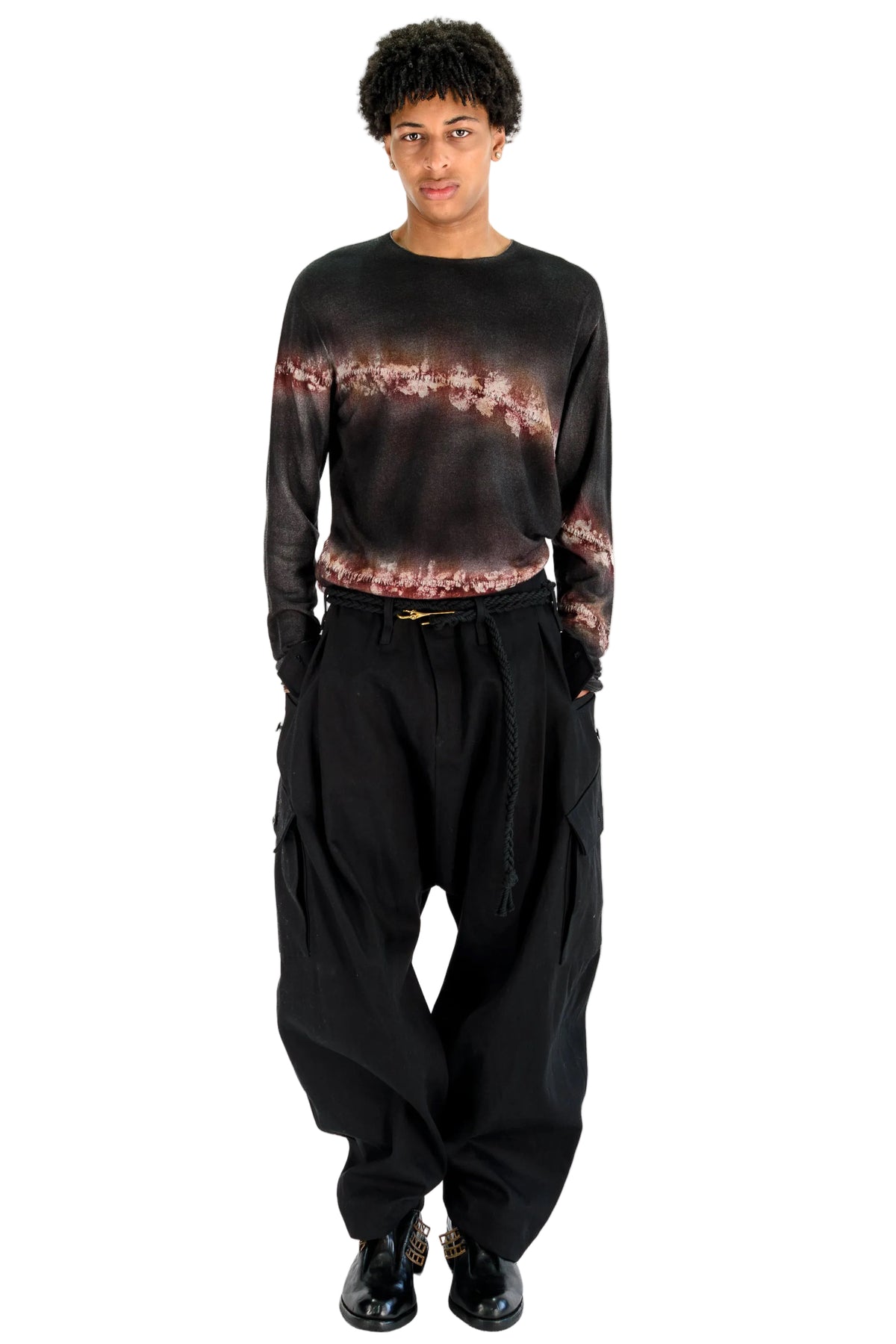 Spray-Dyed Wool Sweater